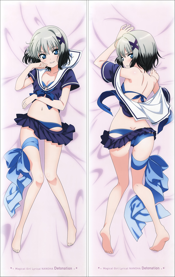 Nanoha Fate Testarossa Magical Girl Lyrical Dakimakura 3d japanese anime pillow case